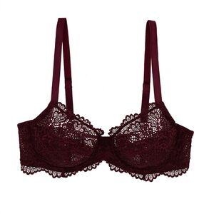 Liberté Nolita Lace Demi Bra: Plum